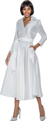 Terramina Church Dress 7869-Off-White - Church Suits For Less
