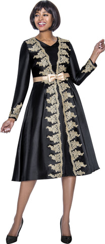 Terramina Church Dress 7927-Black