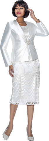 Terramina Church Suit 7017-Off-White