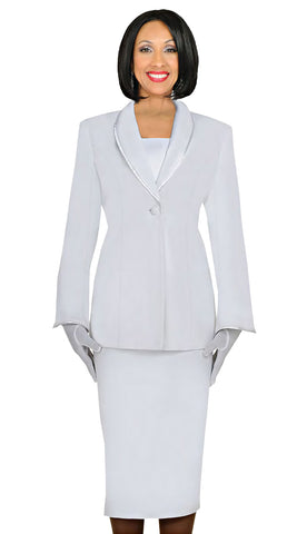 GMI Usher Suit 12272-White - Church Suits For Less