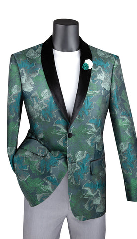 Vinci Sport Jacket BSF-11C-Emerald - Church Suits For Less