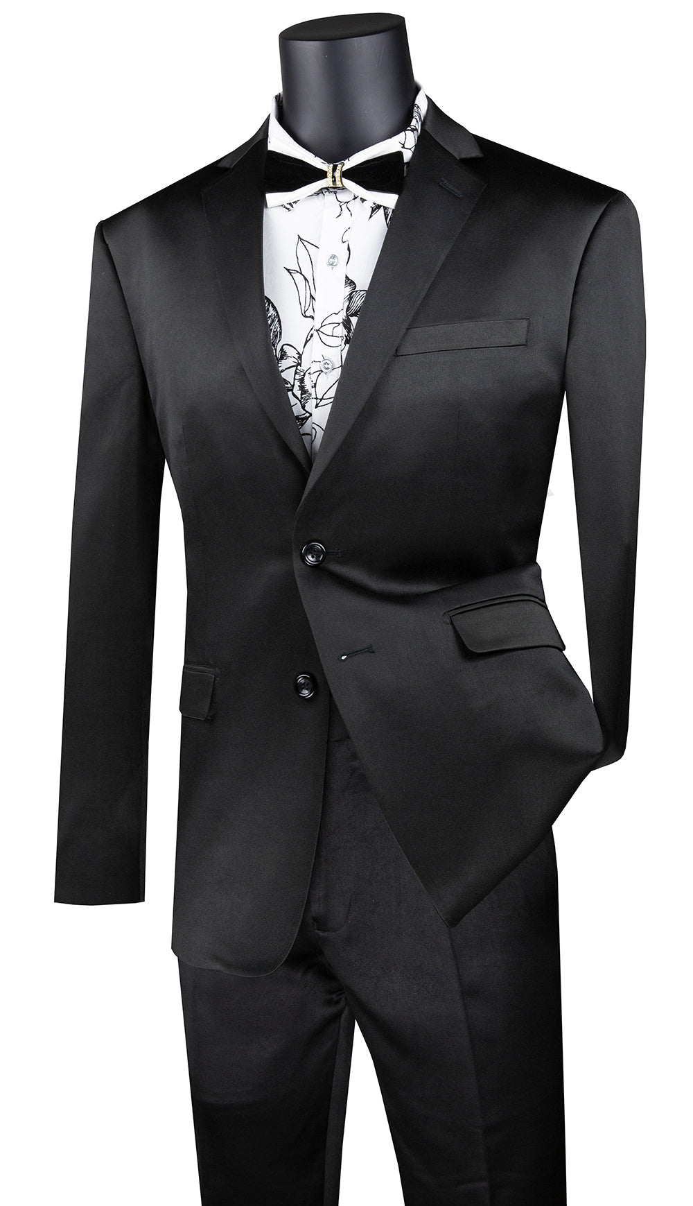 Vinci Sport Jacket UST-1-Black - Church Suits For Less