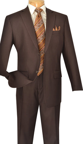 Vinci Suit 2TRC-Brown - Church Suits For Less