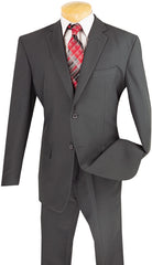 Vinci Suit 2PP-Charcoal - Church Suits For Less