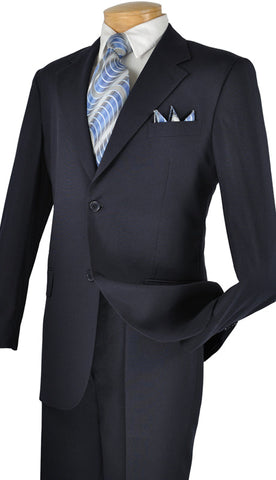 Vinci Suit 2PPC-Navy - Church Suits For Less