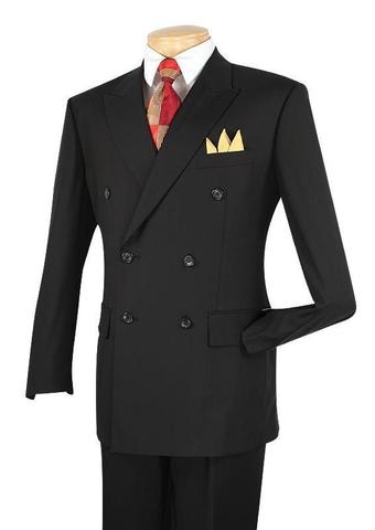 Vinci Suit DPPC-Black - Church Suits For Less