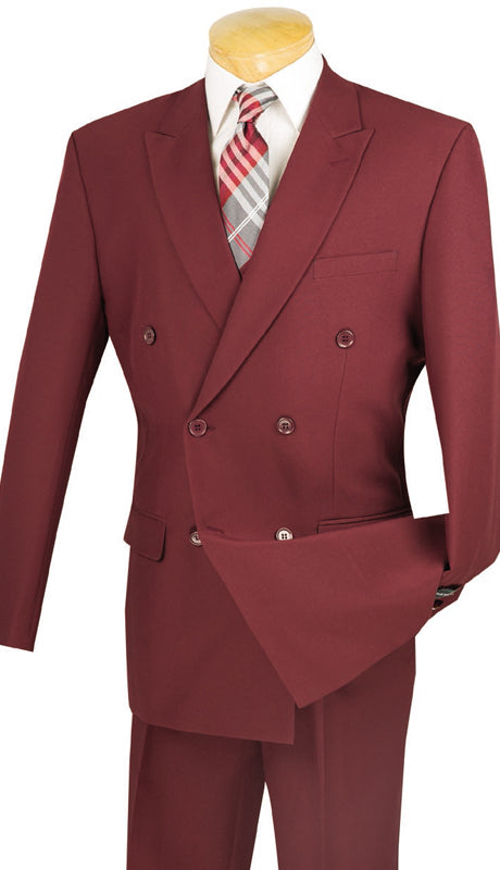 Vinci Suit DPPC-Burgundy - Church Suits For Less