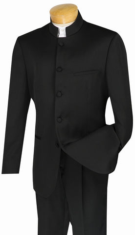 Vinci Men Suit 5HT-Black
