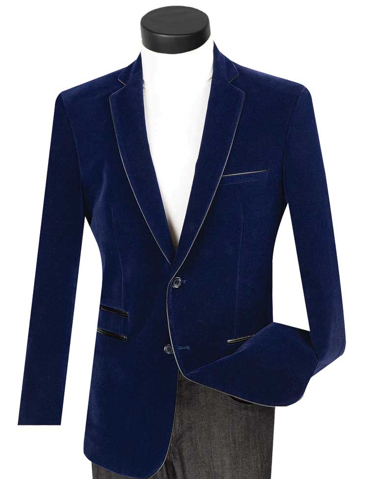Vinci Sport Jacket BS-02-Navy - Church Suits For Less