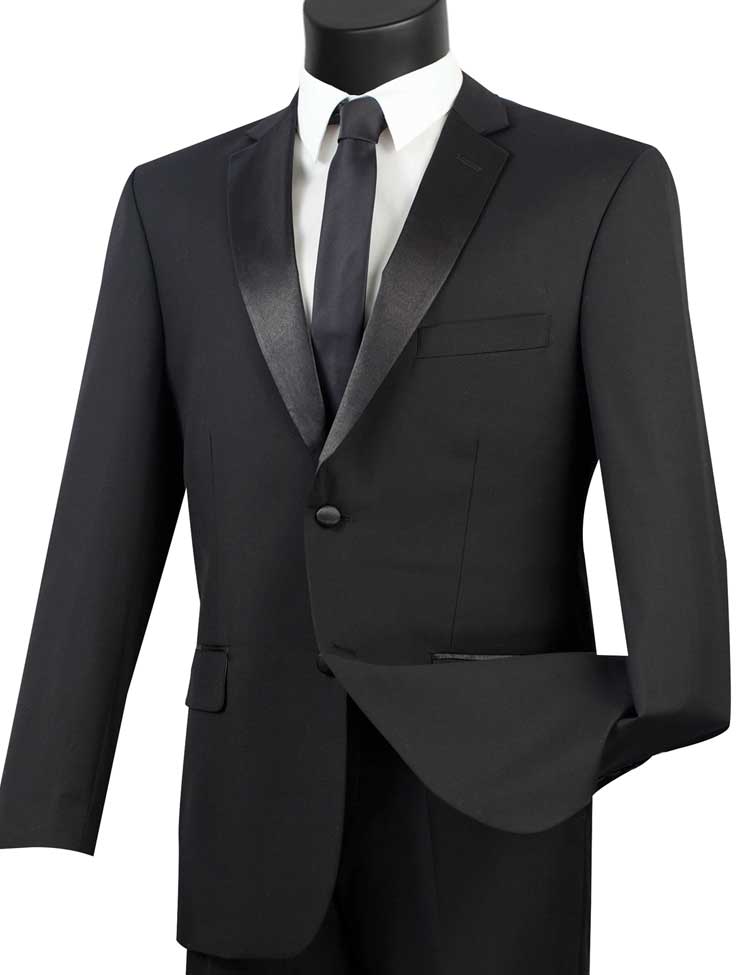 Vinci Tuxedo T-900-Black - Church Suits For Less