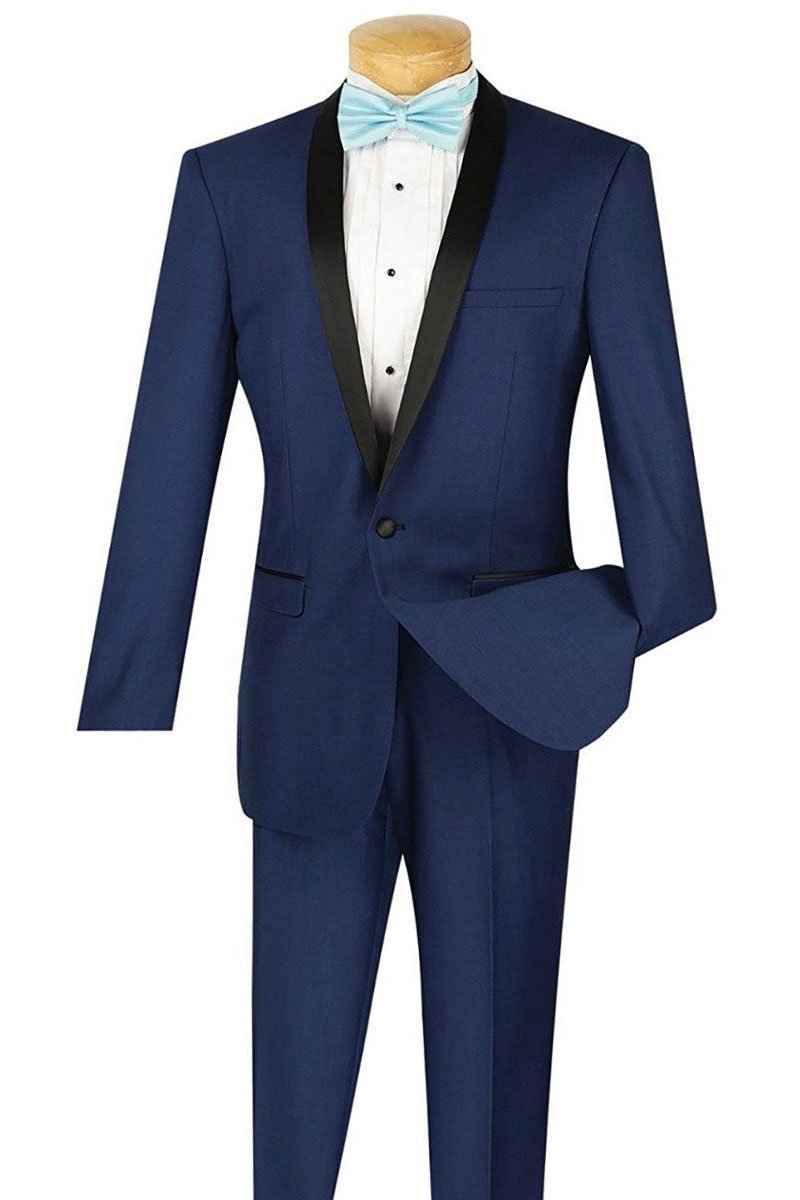 Vinci Tuxedo T-SS-Blue - Church Suits For Less