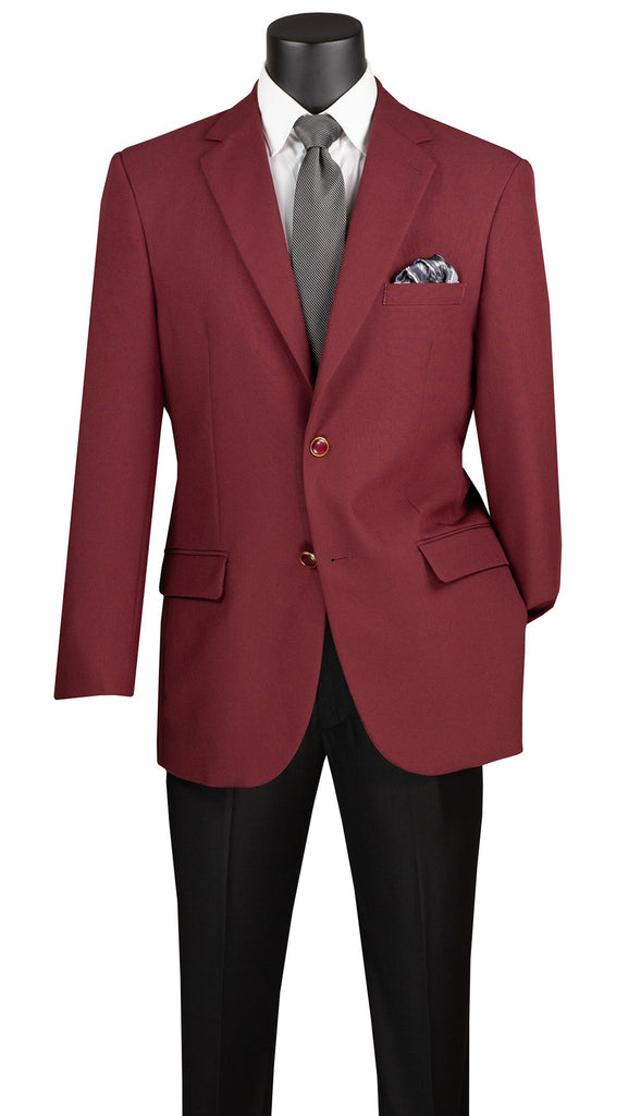 Vinci Sport Coat Z-2PP-Burgundy - Church Suits For Less