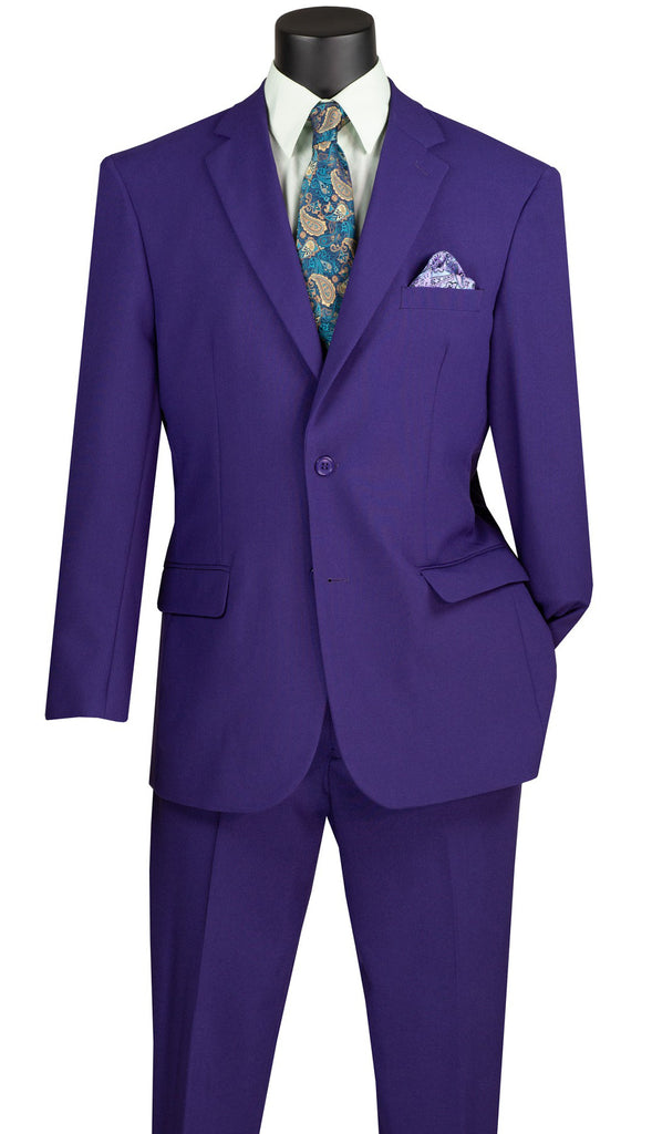 Vinci Suit 2PP-Purple - Church Suits For Less