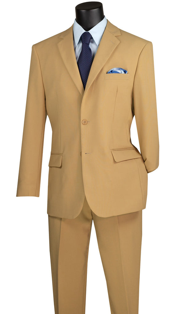 Vinci Suit 2PP-Khaki - Church Suits For Less