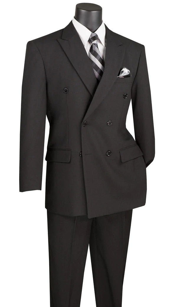 Vinci Suit DPPC-Black - Church Suits For Less