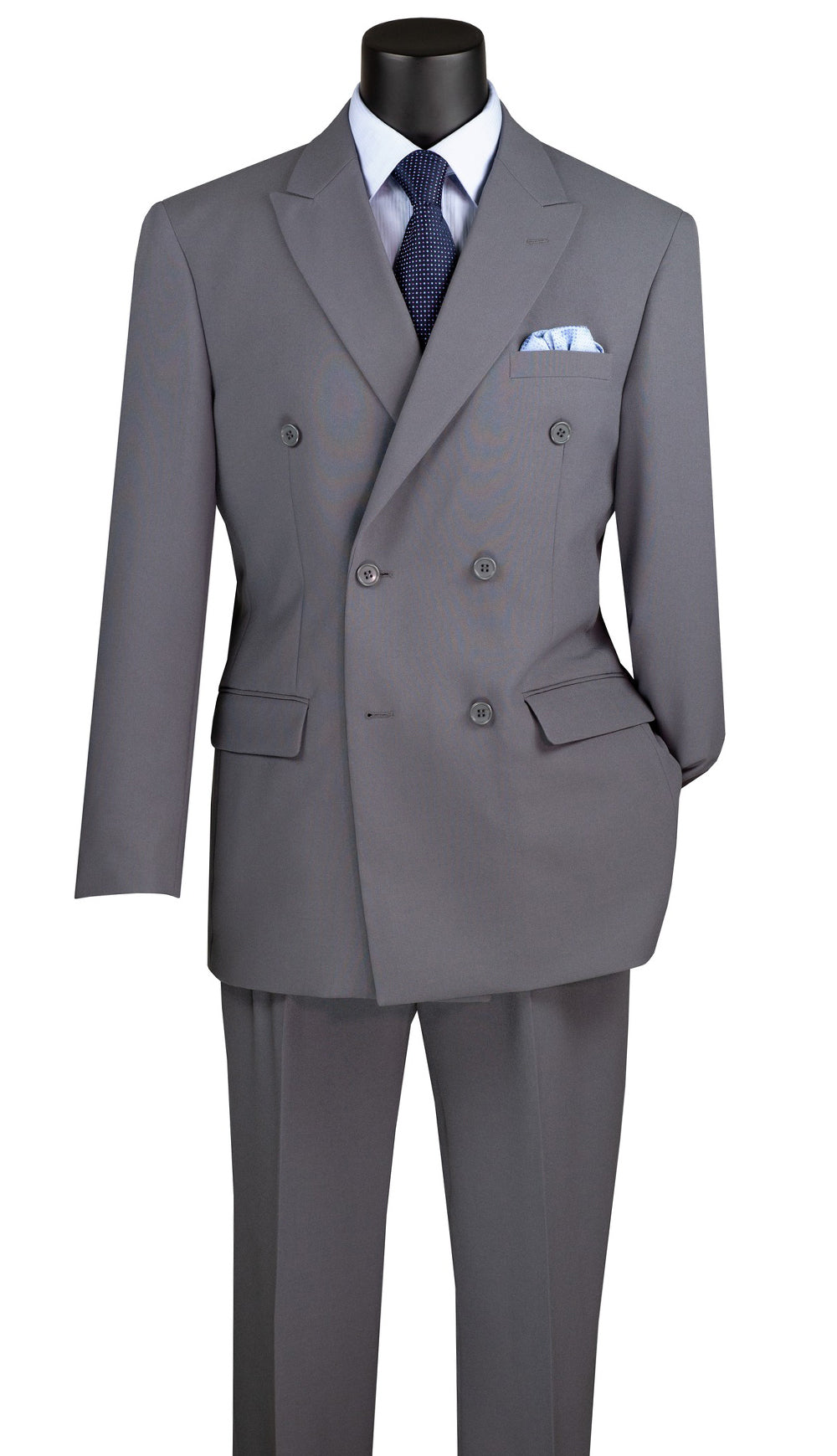 Vinci Suit DPP-Medium Gray - Church Suits For Less
