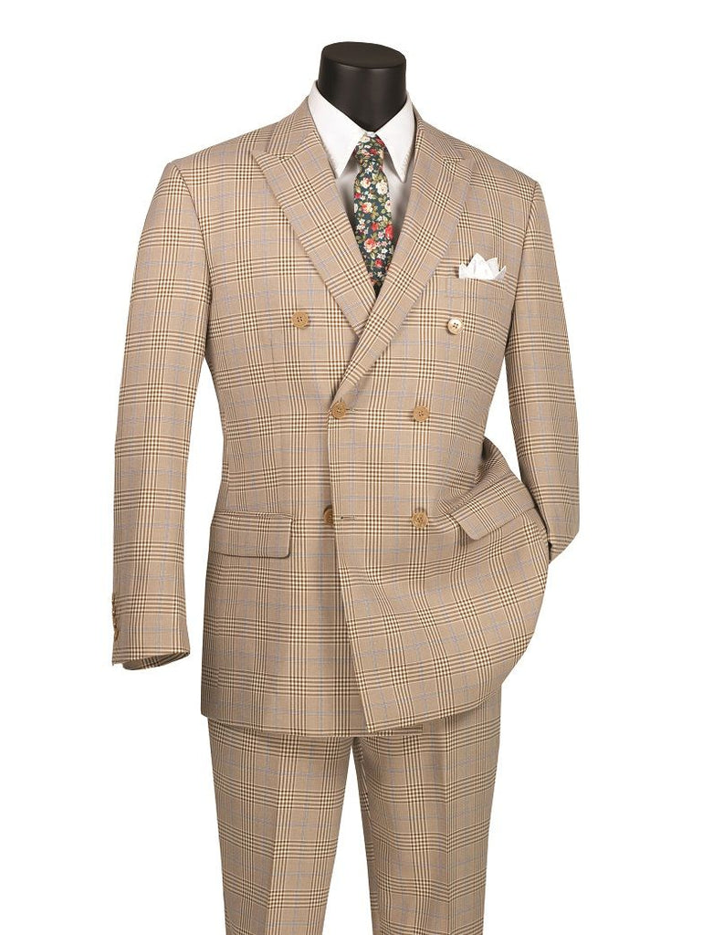 Vinci Men Suit DRW-2-Beige - Church Suits For Less