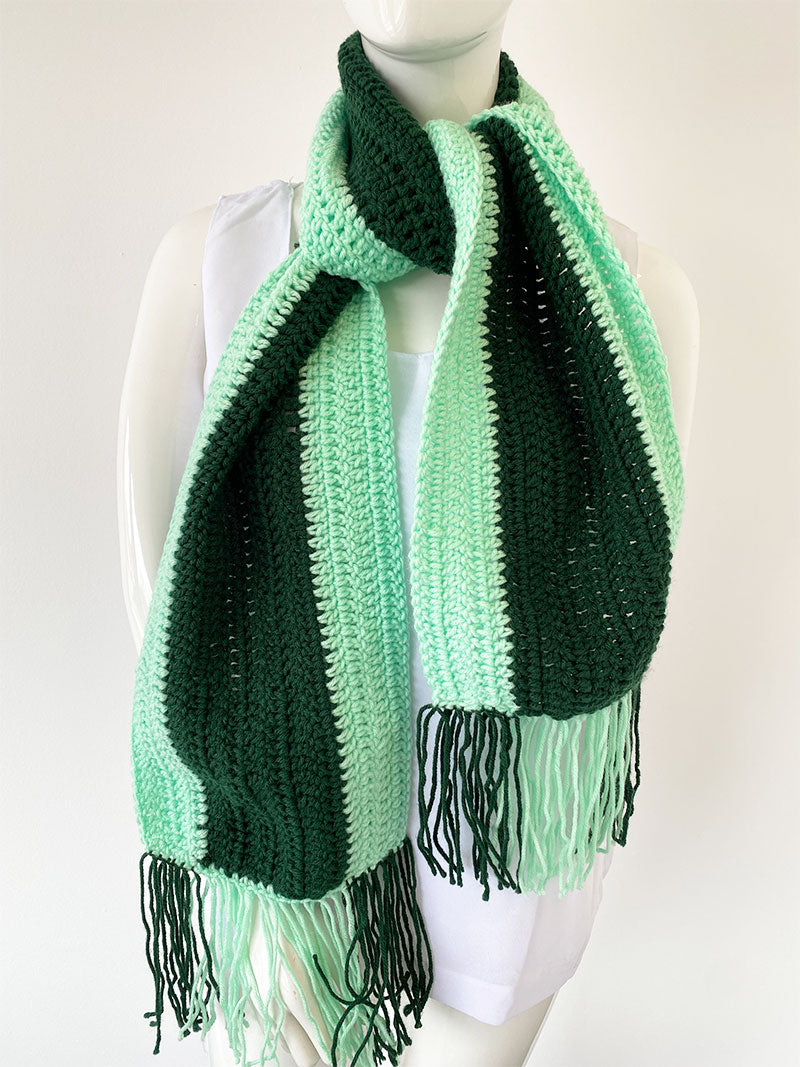 Women Fashion Scarf 007-D. Green - Church Suits For Less