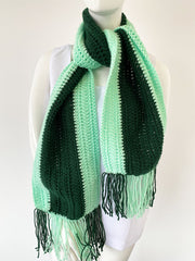 Women Fashion Scarf 007-D. Green - Church Suits For Less