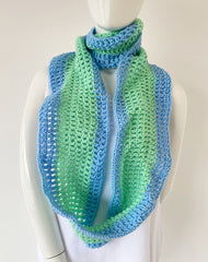 Women Fashion Scarf 009-Lt. Blue Green - Church Suits For Less
