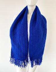 Women Fashion Scarf 012-Royal Blue - Church Suits For Less