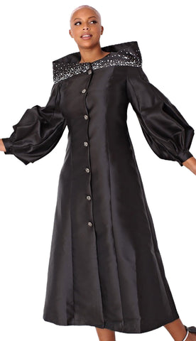 Tally Taylor Church Robe 4801C-Black - Church Suits For Less