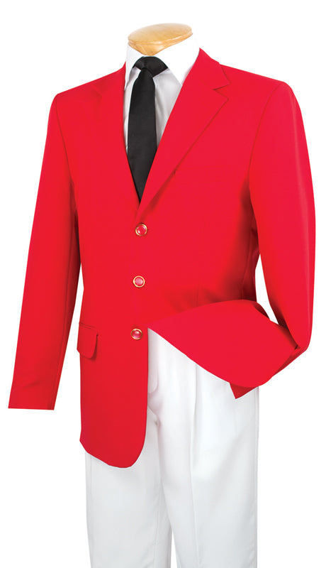 Vinci Men Blazer Z-3PP-Red - Church Suits For Less