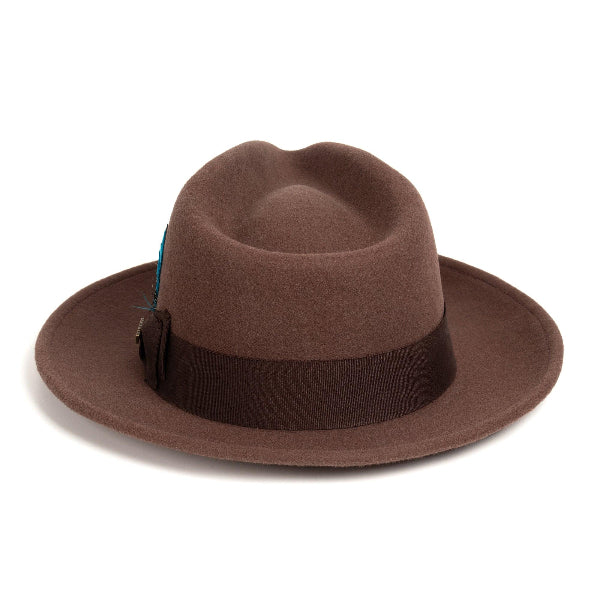 Men Church Hat-brown – Church suits for less display picture 1