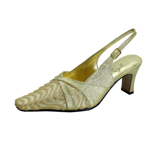 Women Church Shoes 786 Gold main image 1