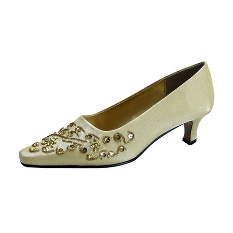 Women Church Fashion Shoes BDF-640C Gold