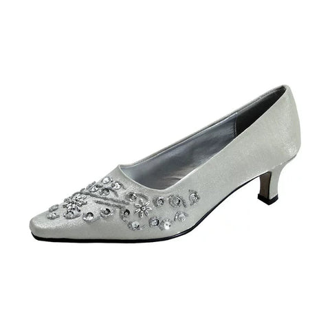 Women Church Fashion Shoes BDF-640C Silver