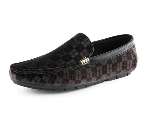 Men's Slip-On Shoes- Jac Black - Church Suits For Less