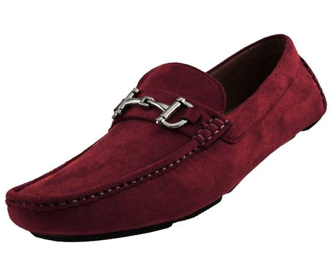 Men Walken Shoes-Burgundy - Church Suits For Less