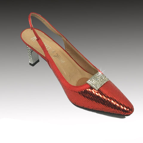 Women Church Shoes BDF139C-Red