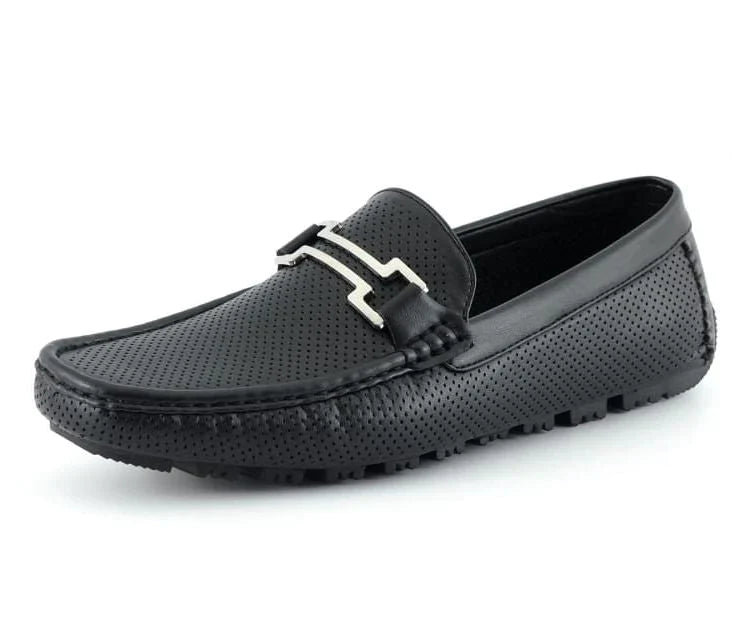 Men Casual Loafer Harry-2 Black - Church Suits For Less