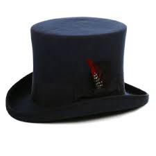 Men Top Hat-Navy - Church Suits For Less