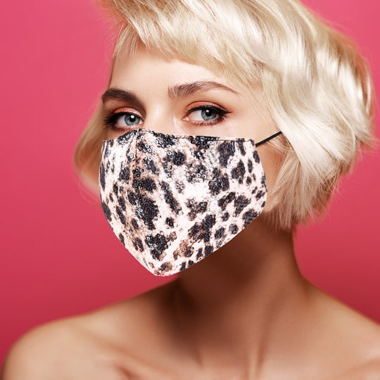 Women Fashion Face Mask-M109-9 - Church Suits For Less