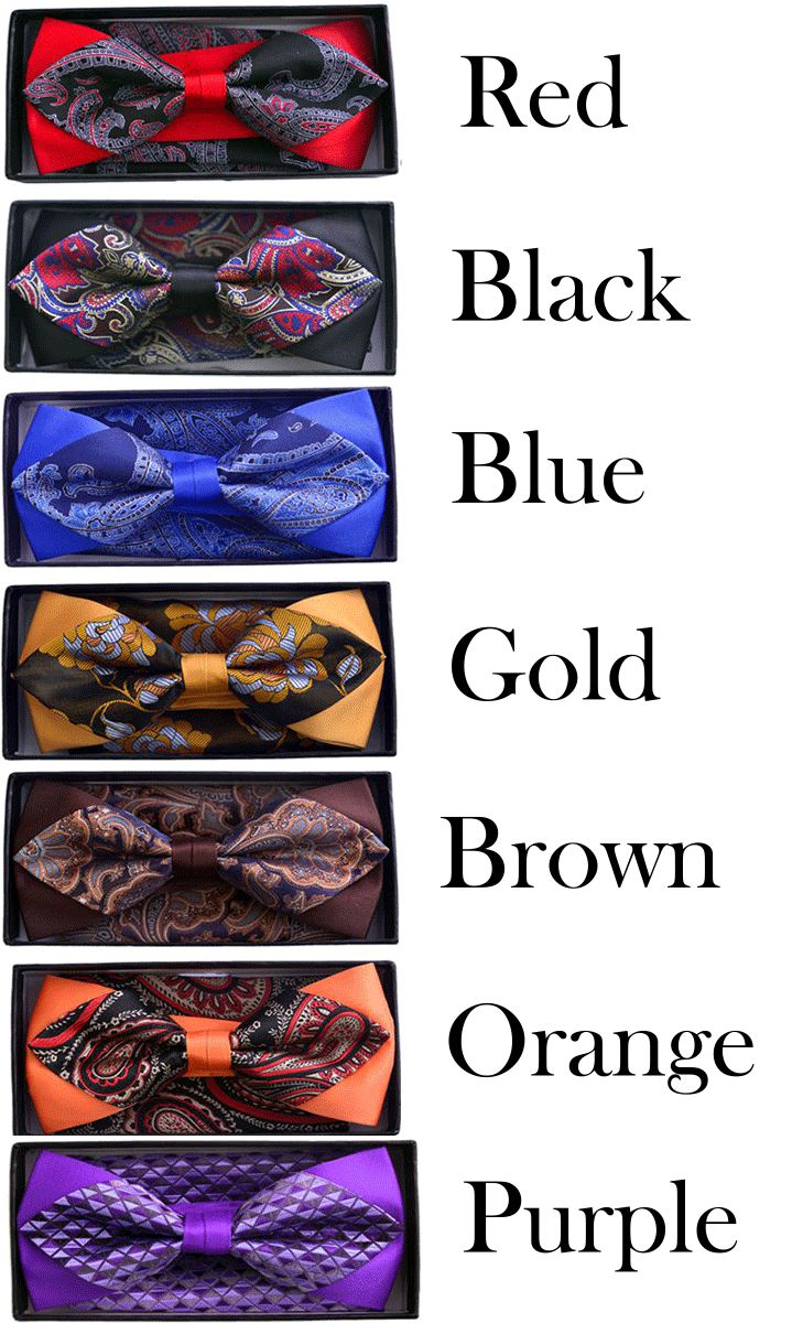 Men Bow-Ties An Hanky Set BT05 - Church Suits For Less