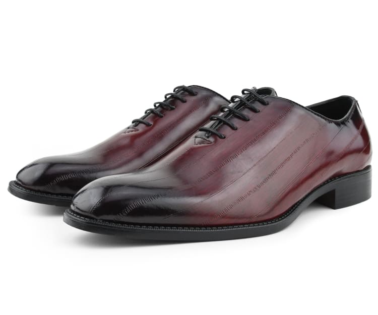 burgundy leather dress shoes The Porto Alegre Burgundy Leather Derby Men Shoe main image 0