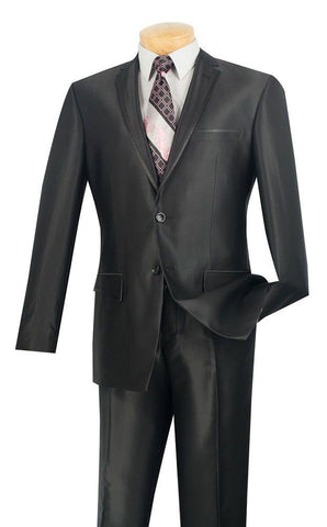 Vinci Men Suit S2RR-4C-Black