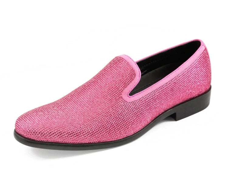 Men's Dress Shoe Dazzle Pink - Church Suits For Less