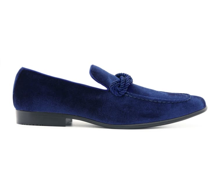 Men Dress Shoes-Esses Purple - Church Suits For Less