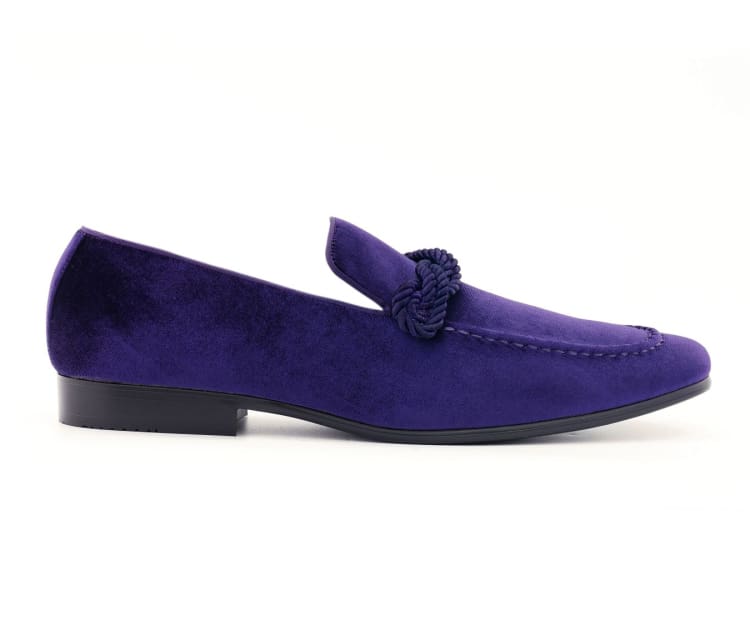 Men Dress Shoes-Esses Purple, Purple / 9