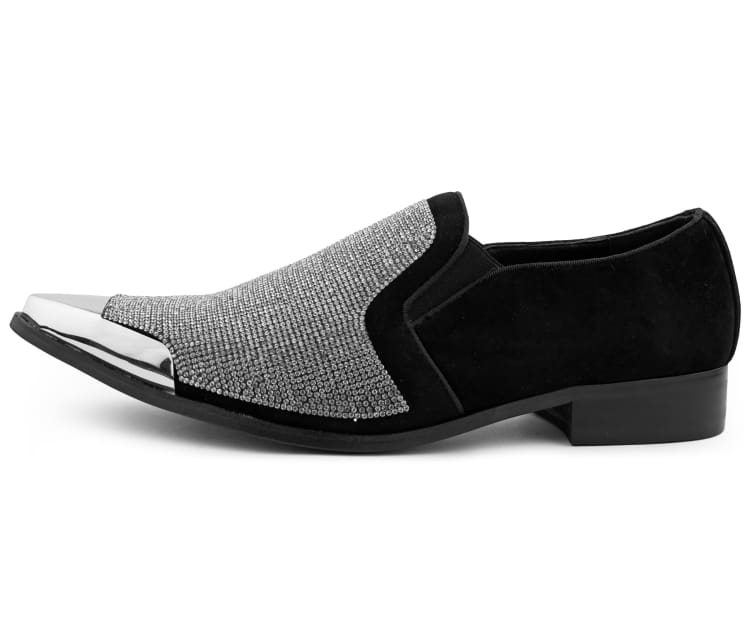 Men Dress Shoes-Dezzy Silver, Silver / 8 | Church Suits For Less Men Dress Shoes-Dezzy Silver, Silver / 8 | Church Suits For Less
