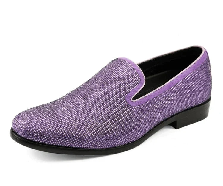 Men's Dress Shoe Dazzle Lavender - Church Suits For Less