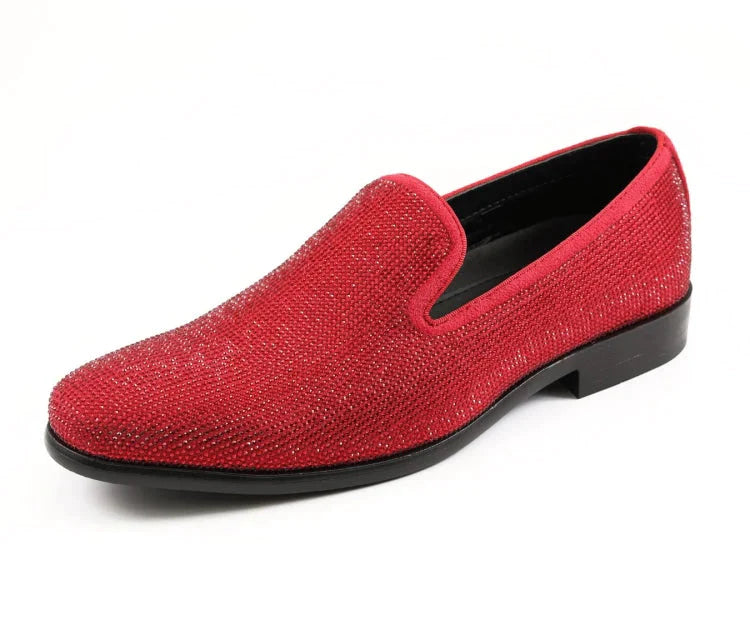 Men's Dress Shoe Dazzle Red - Church Suits For Less